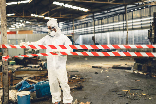 Professional Infectious Disease Decontamination technician working in Iona, FL